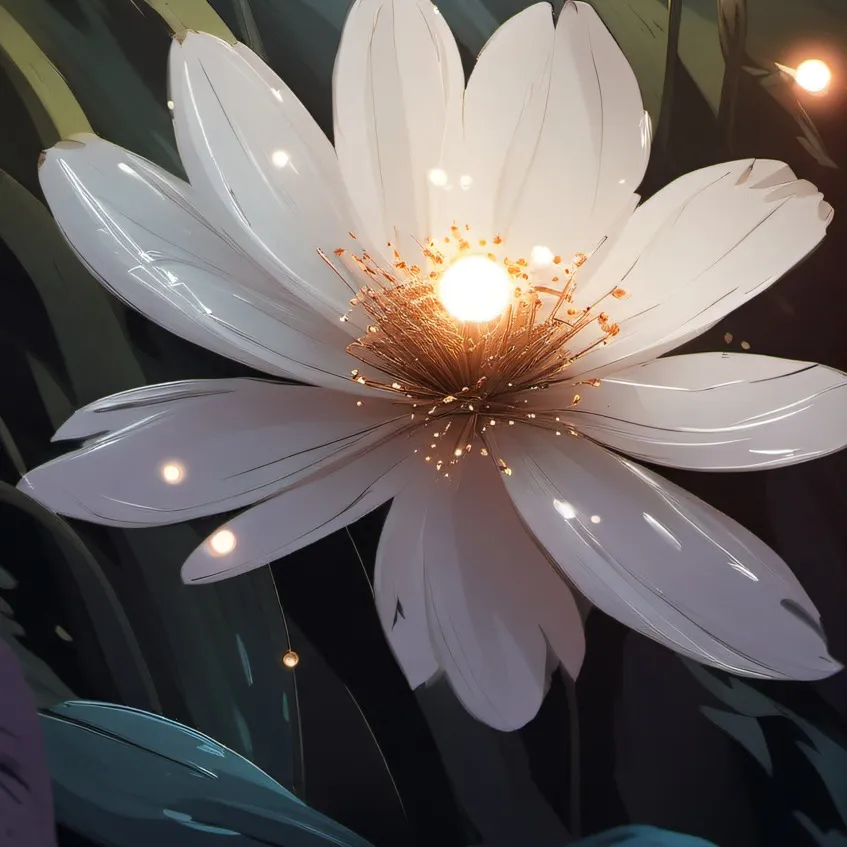 chat with ai character: magical flower