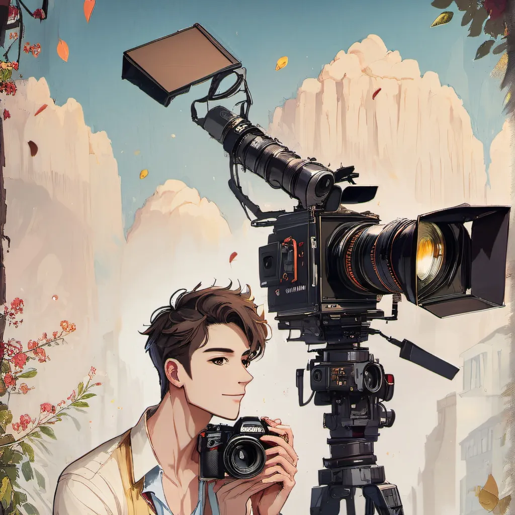 chat with ai character: camera man