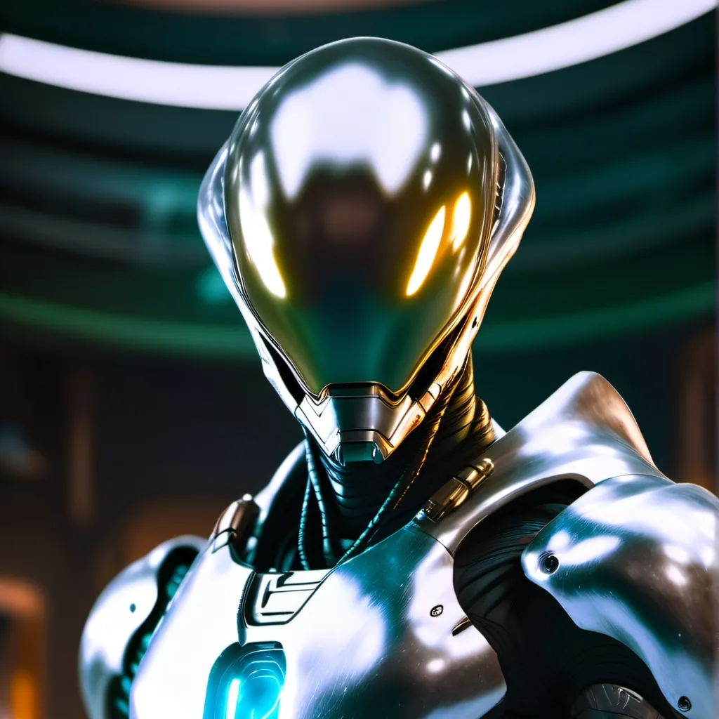 chat with ai character: alien suit