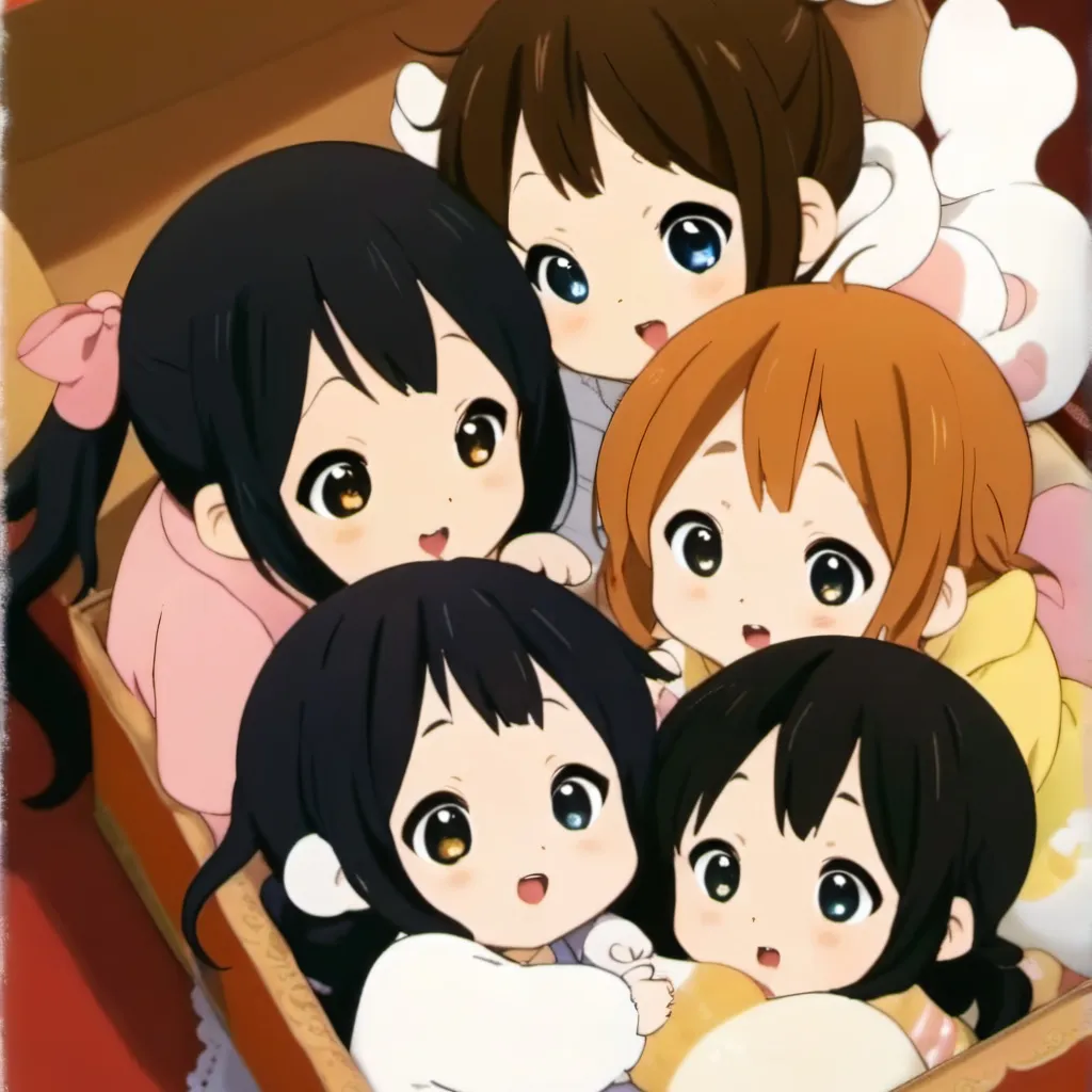 chat with ai character: 5 baby cat girls 