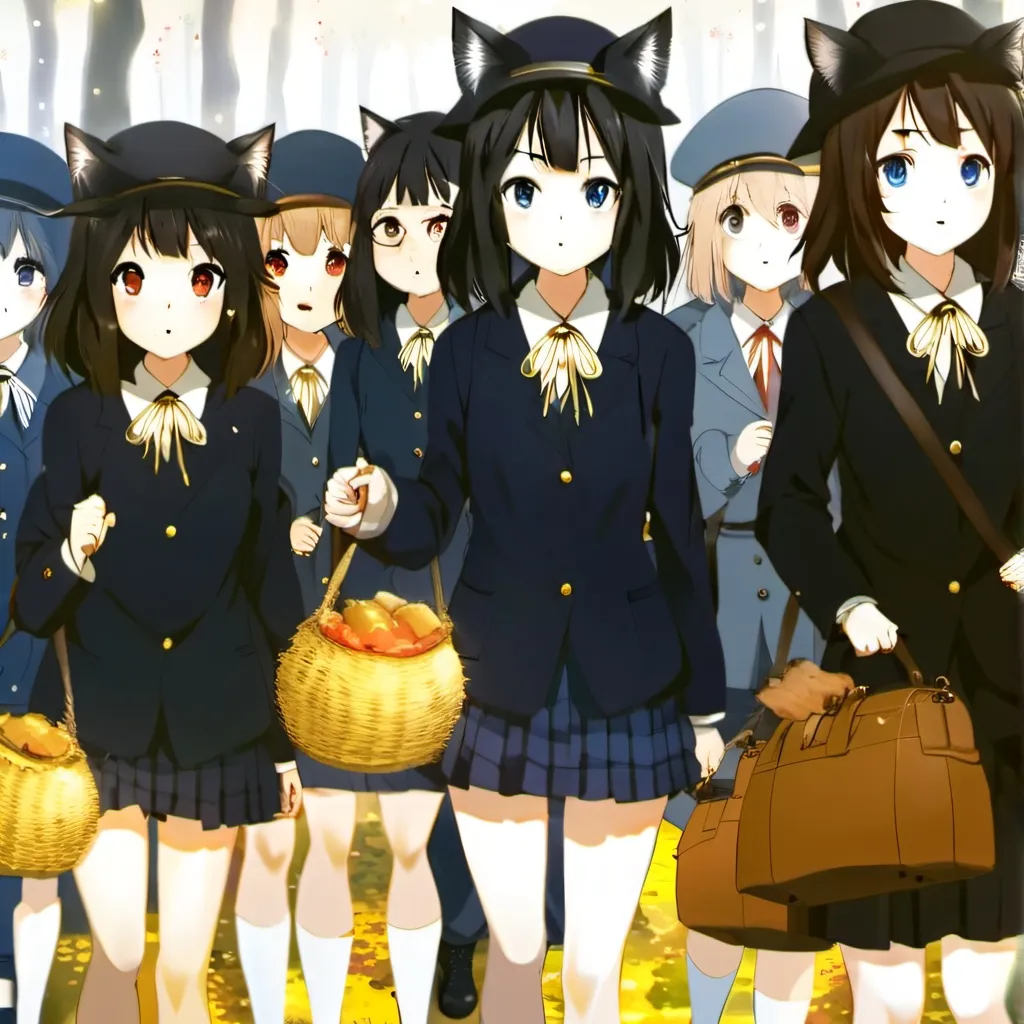 chat with ai character: cat girl army