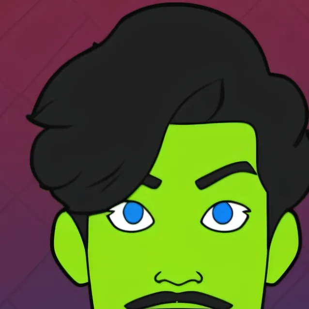 chat with ai character: green guy