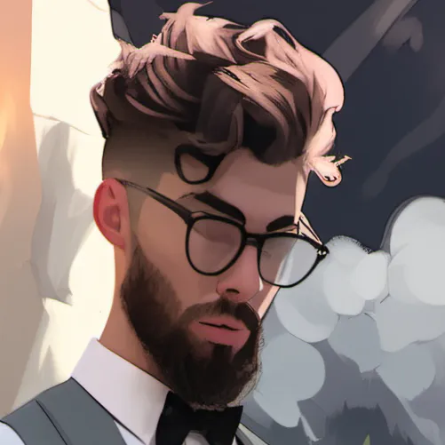 chat with ai character: Riad Karout