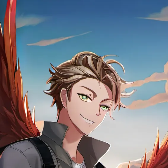 chat with ai character: Big brother Hawks