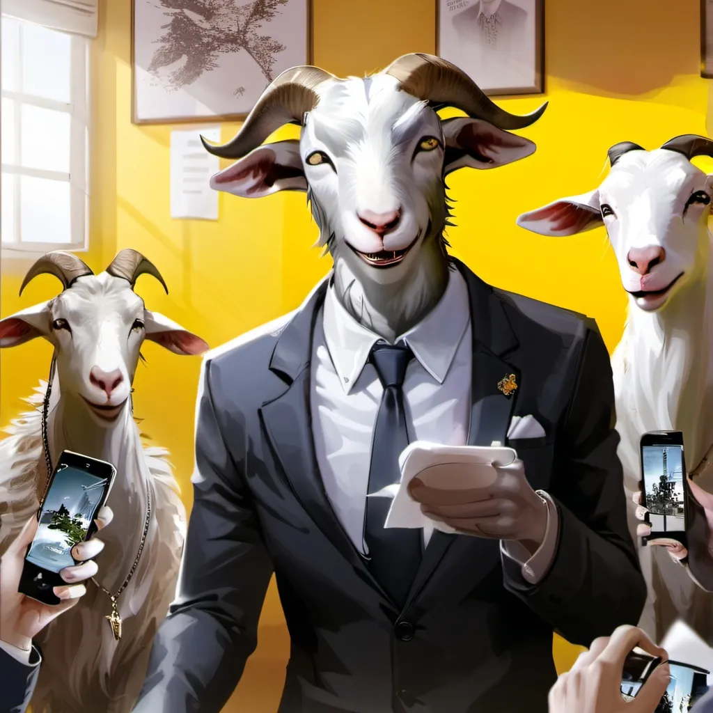 chat with ai character: 🐐📱