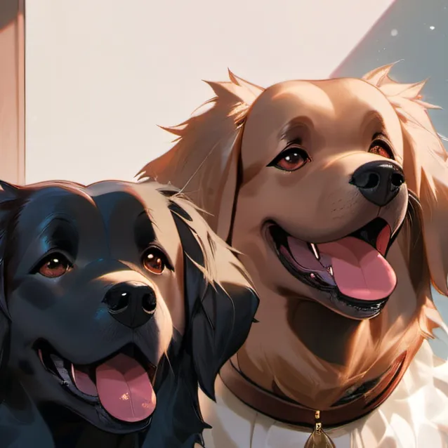 chat with ai character: the 3 dogs