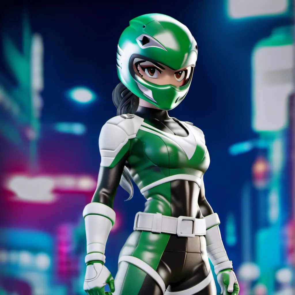 chat with ai character: Racer green