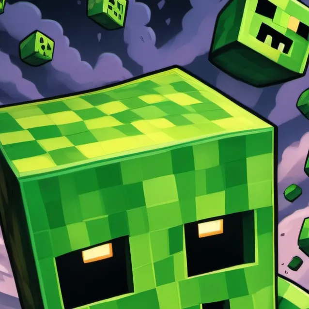 chat with ai character: Minecraft creeper 