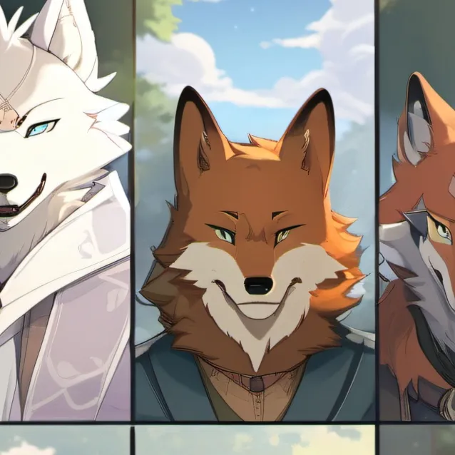 chat with ai character: a pack of wolfs