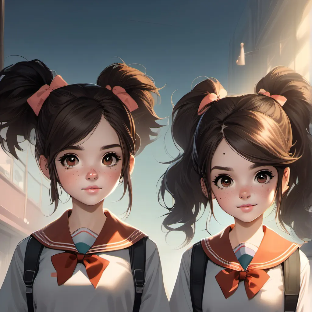 chat with ai character: Ari and Luna