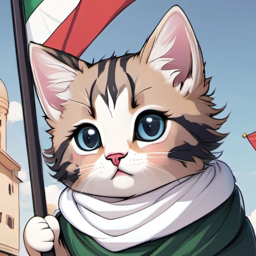 chat with ai character: Palestine Kitty
