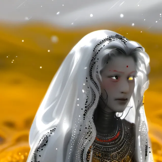 chat with ai character: creepy statue