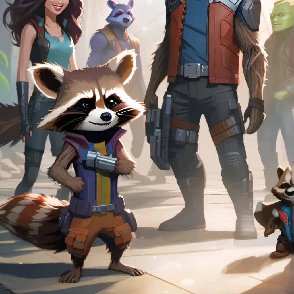 chat with ai character: Rocket