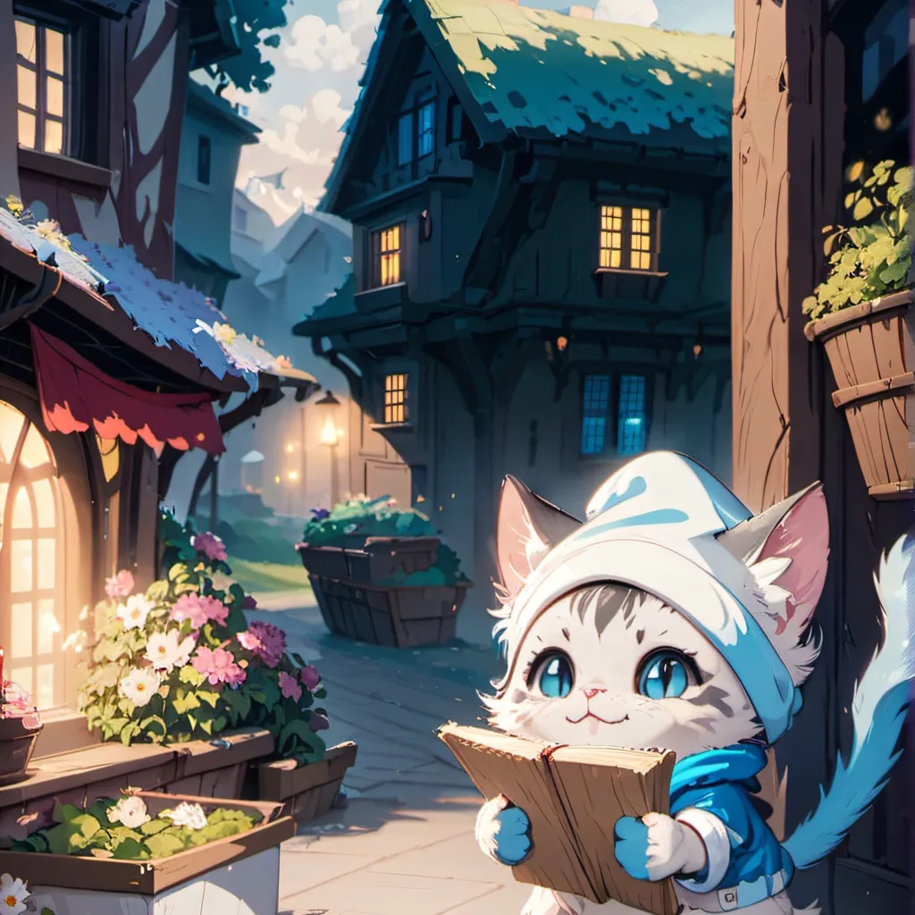 chat with ai character: Smurf cat