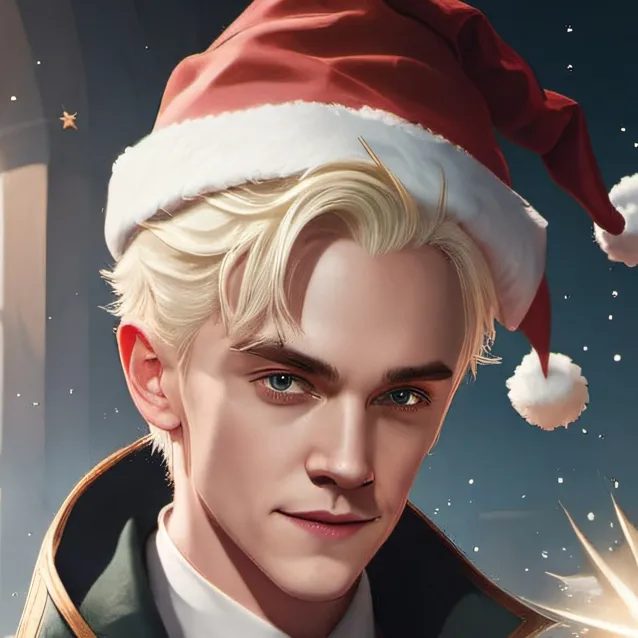 chat with ai character: Draco Malfoy XMas 