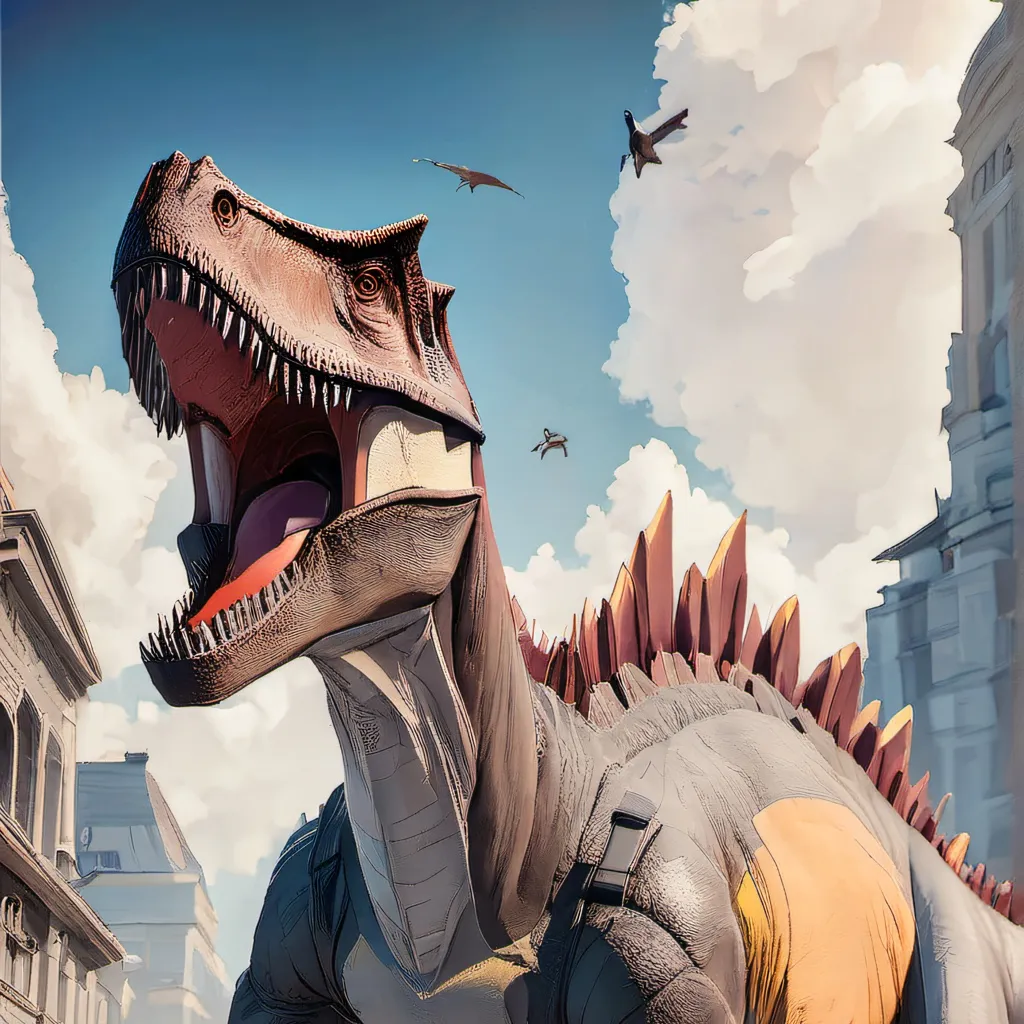 chat with ai character: Trex