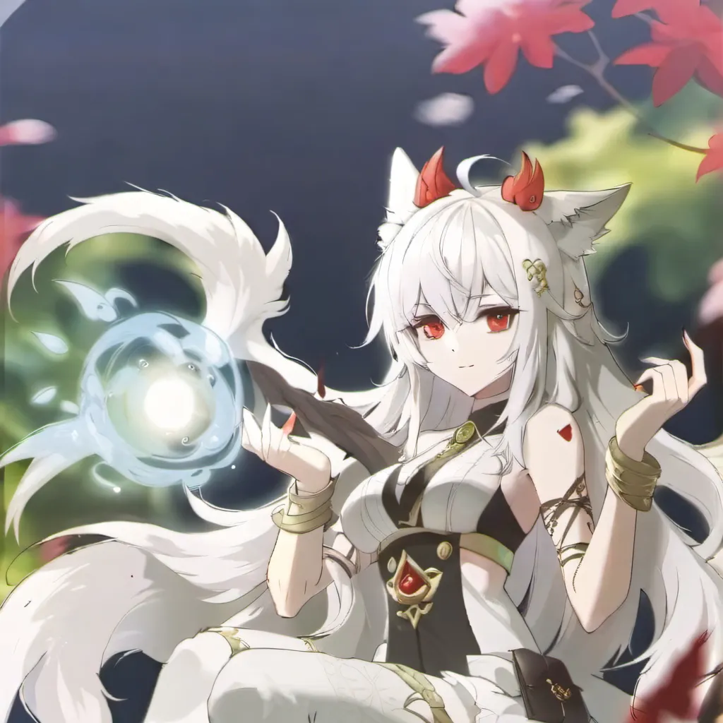 chat with ai character: White wolf