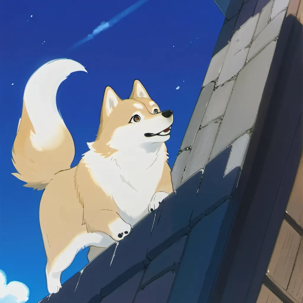 chat with ai character: climbing dog