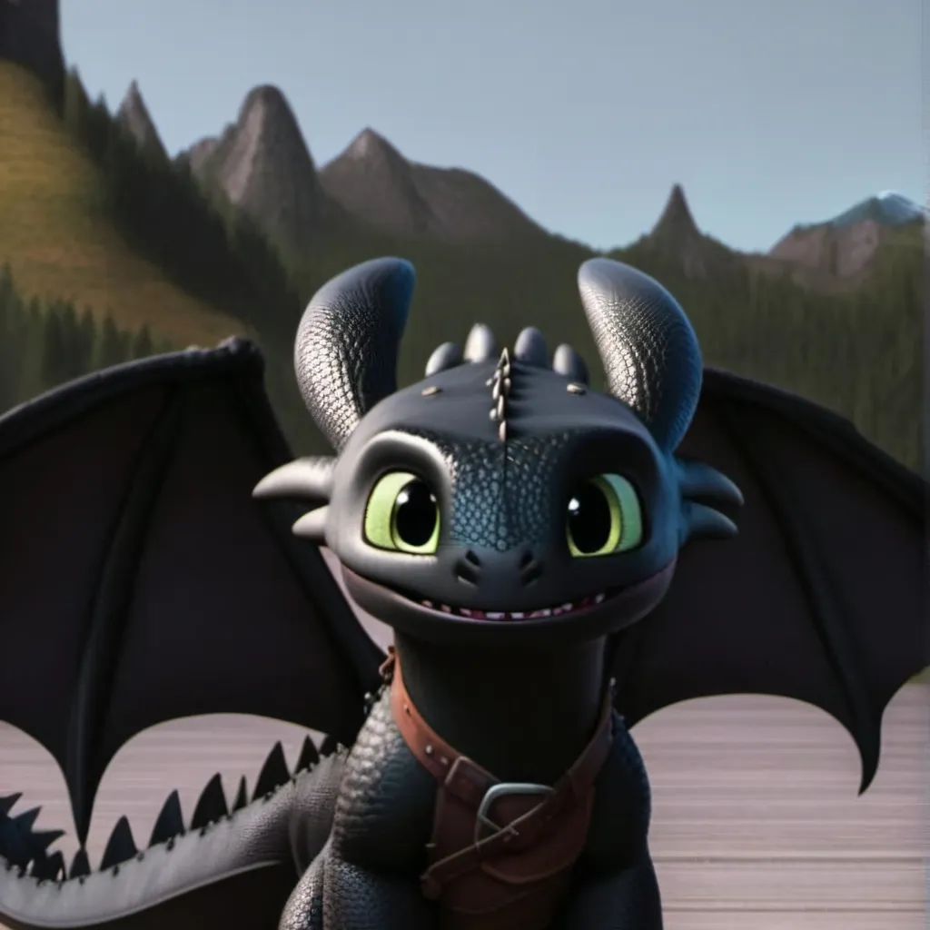 chat with ai character: toothless