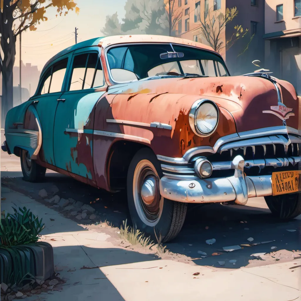 chat with ai character: old car
