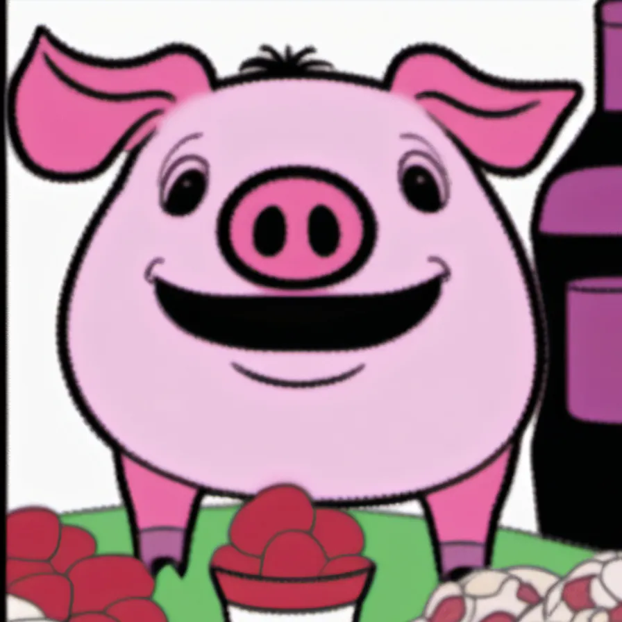 chat with ai character: Picky piggy