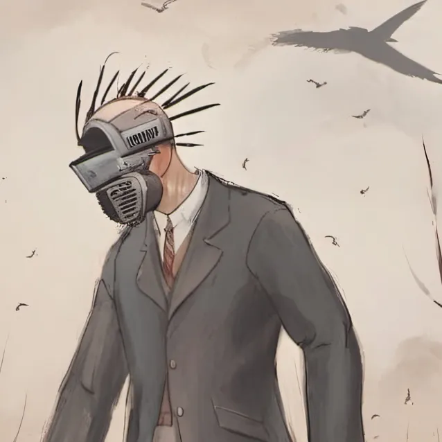 chat with ai character: Buzz saw man