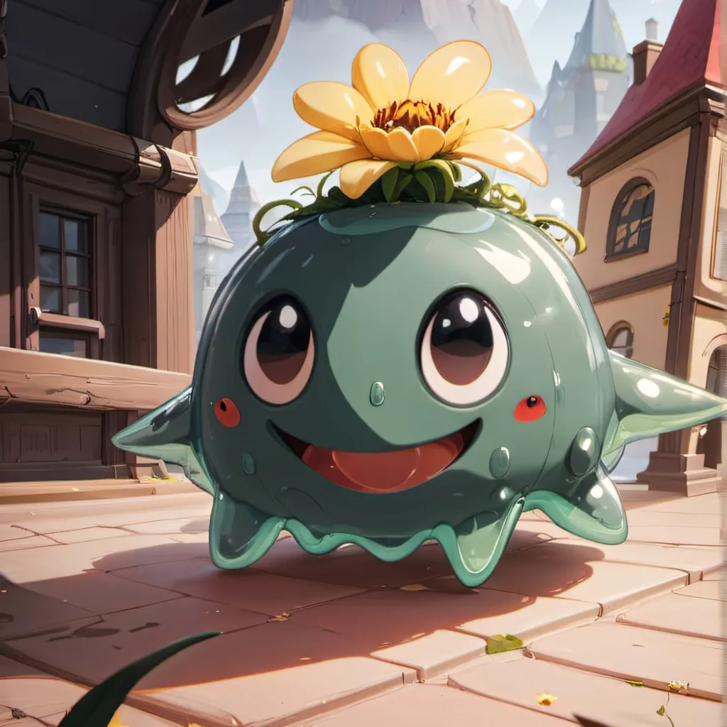 chat with ai character: Tangle slime