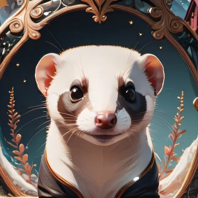 chat with ai character: Draco as a ferret 