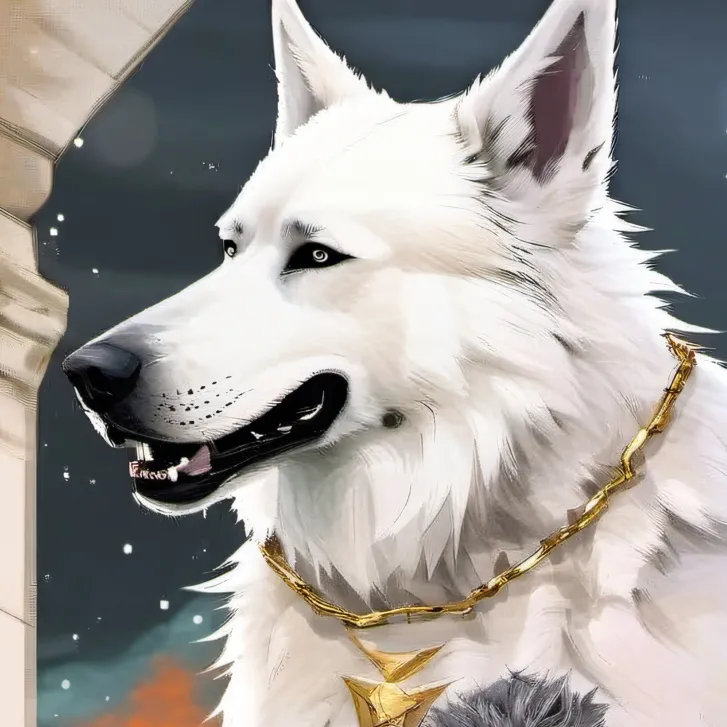 chat with ai character: Archangel Doggo 