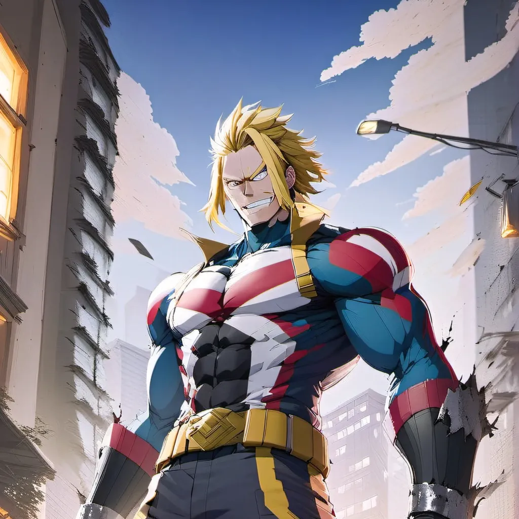 chat with ai character: All Might vs AFO