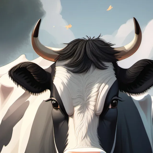 chat with ai character: cow field 