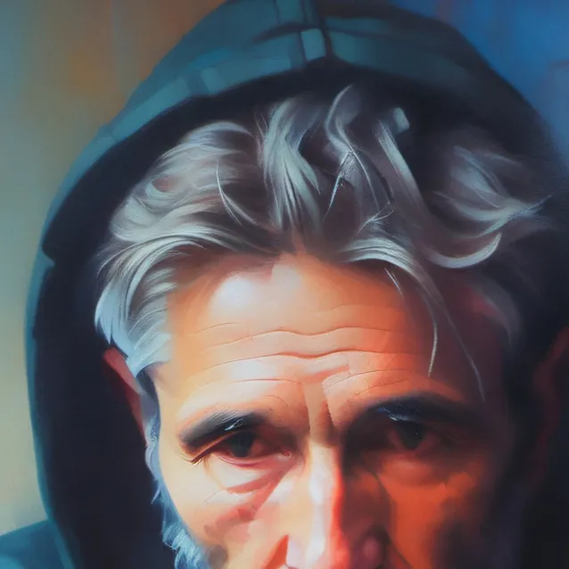 chat with ai character: homeless guy