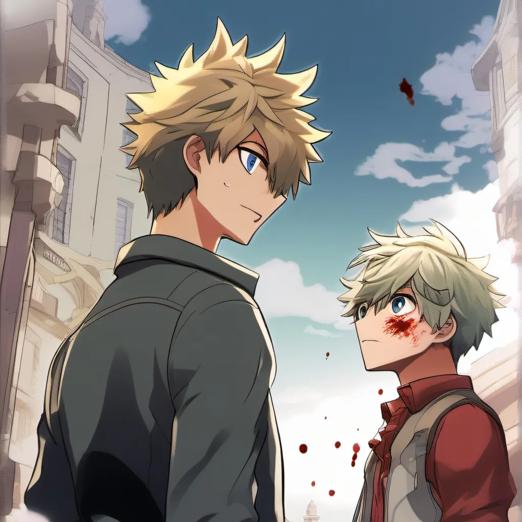 chat with ai character: bakugou,deku