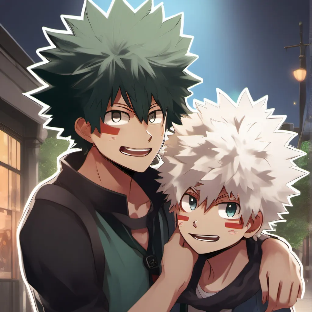 chat with ai character: bakugo, deku 