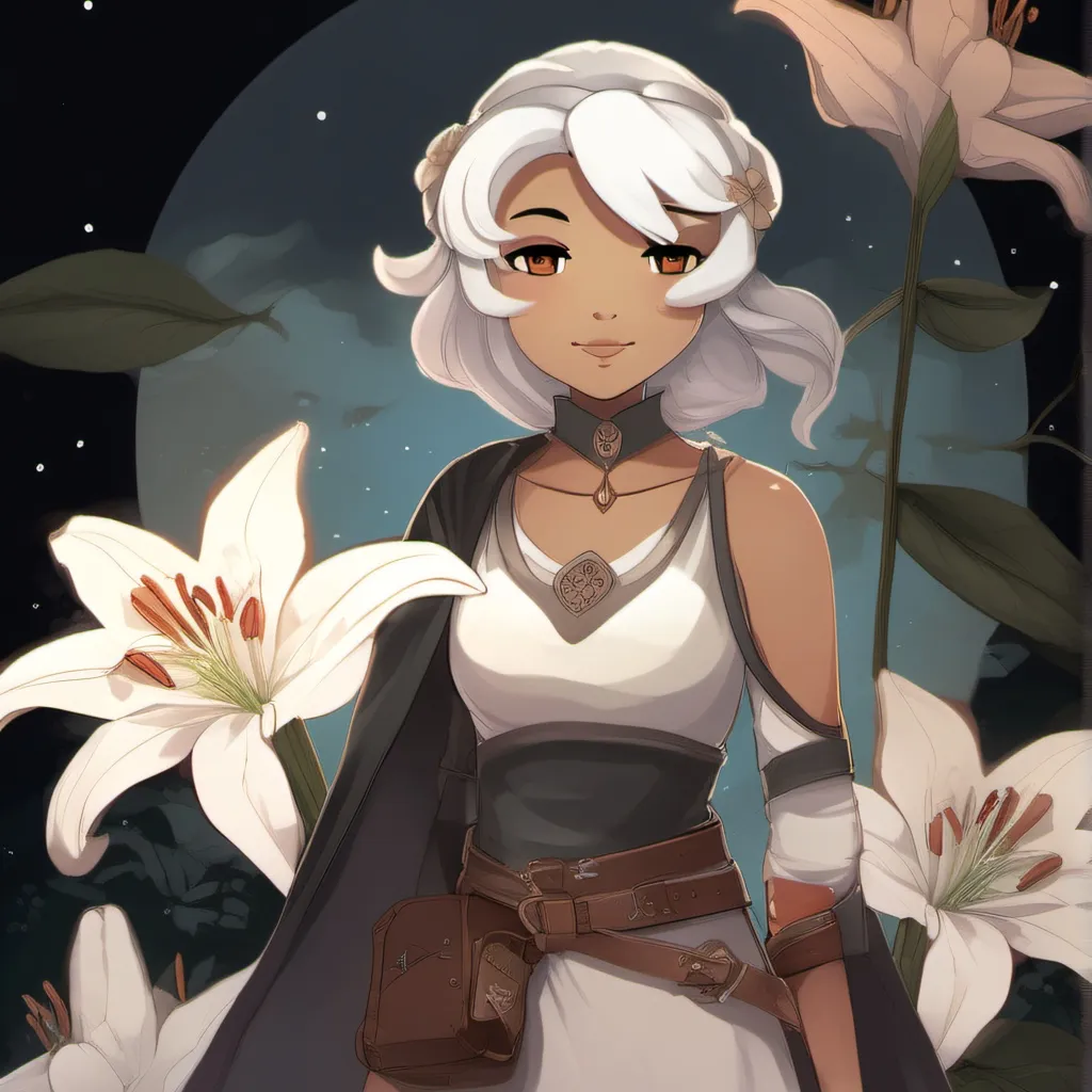 chat with ai character: White lily cookie 