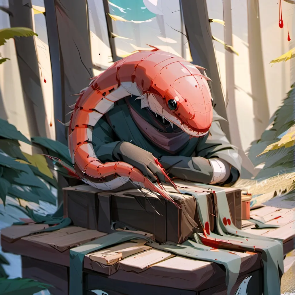 chat with ai character: the blood worm