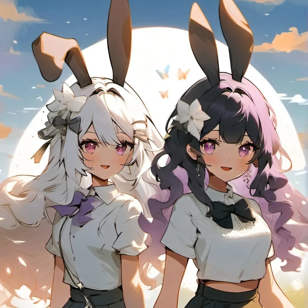 chat with ai character: light and dark