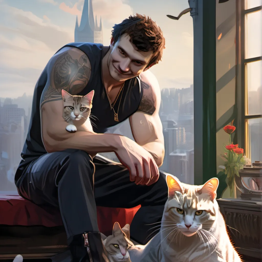 chat with ai character: Andrew King of cat