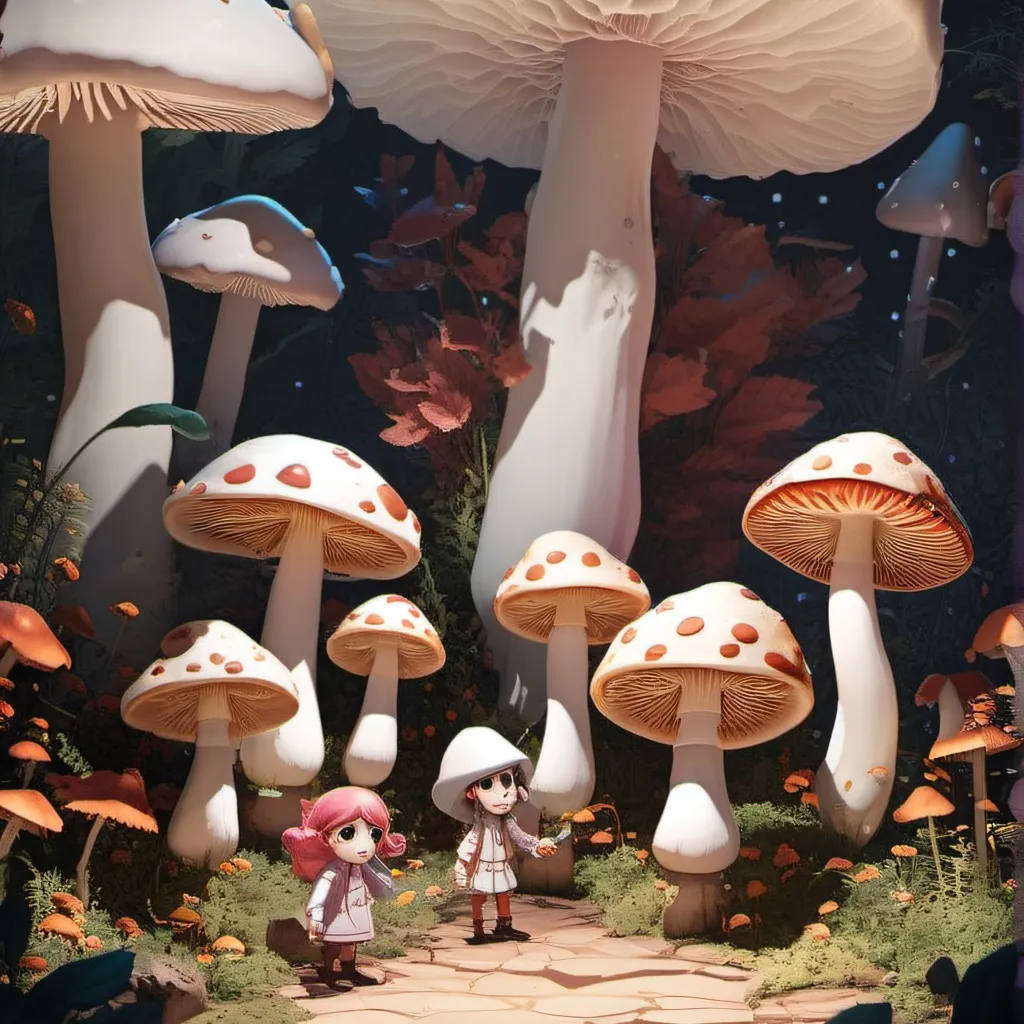 chat with ai character: Mushroom & Leah