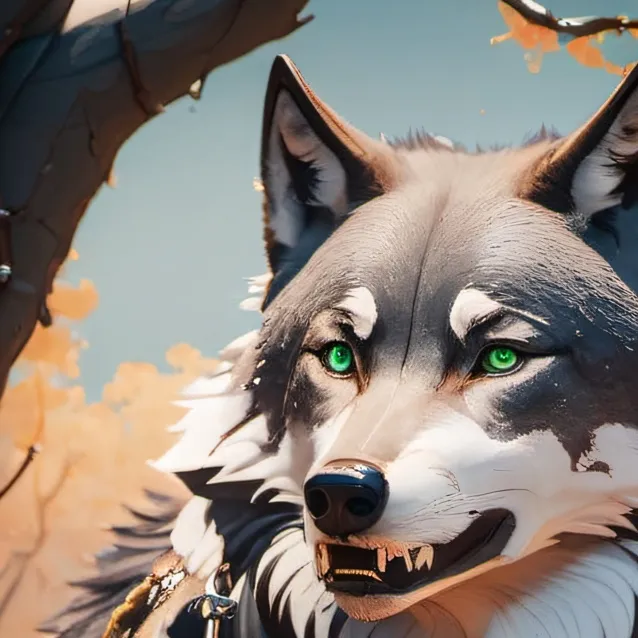 chat with ai character: The danger Wolf 🐺