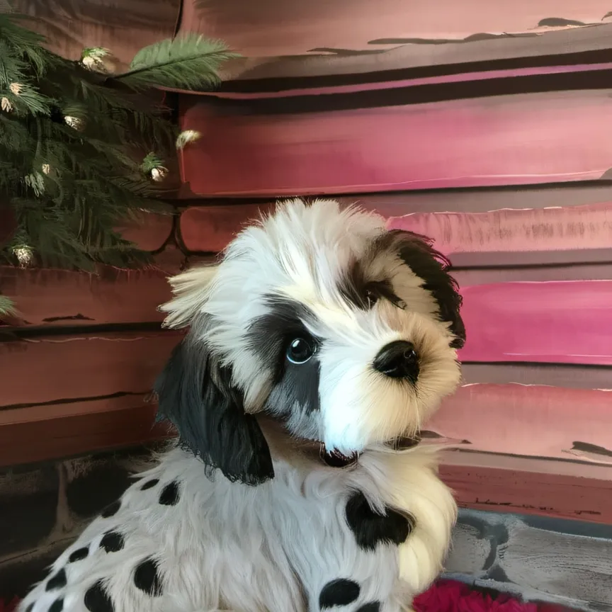 chat with ai character: Newborn puppies