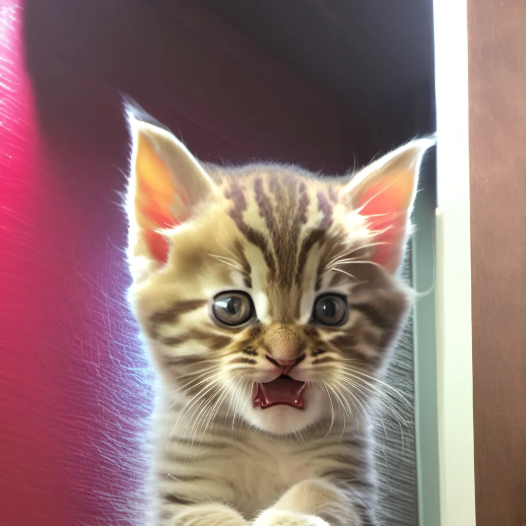 chat with ai character: Newborn angry cat