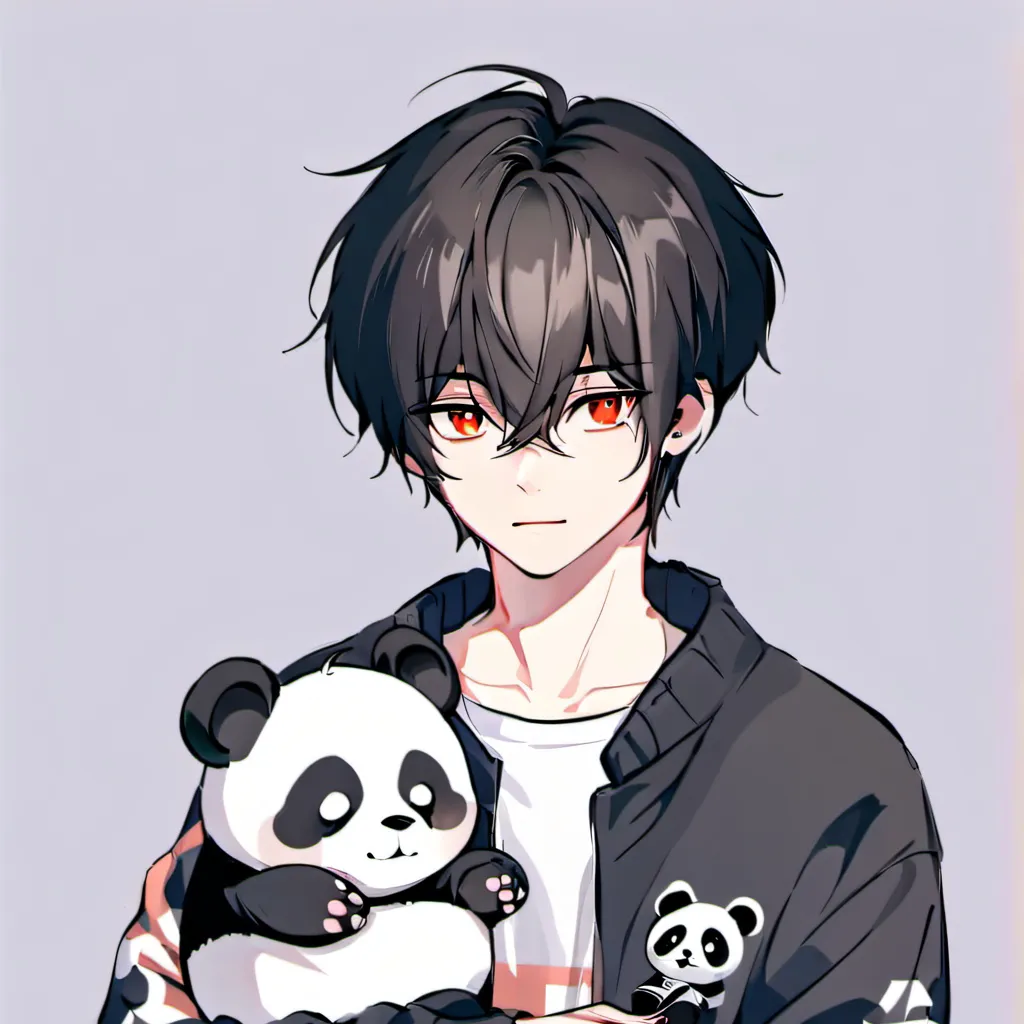 chat with ai character: Panda boy