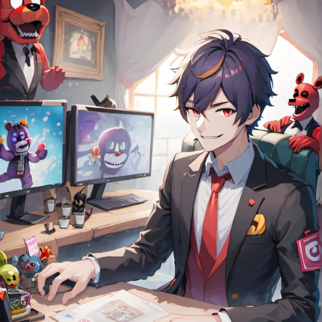 chat with ai character: FNAF Gamer 