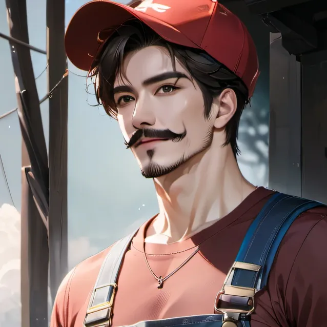 chat with ai character: Realistic mario