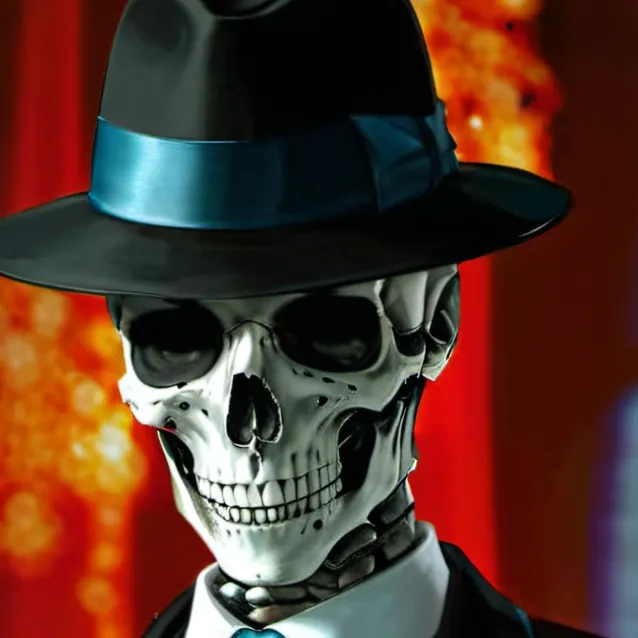 chat with ai character: Skulduggery P.