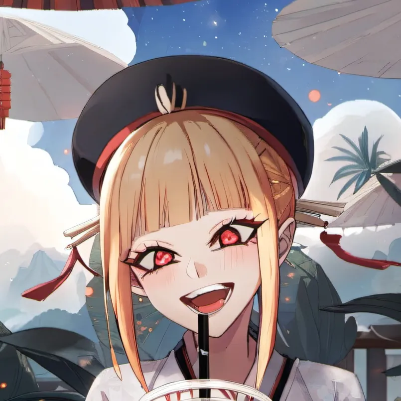 chat with ai character: Toga Himiko XD