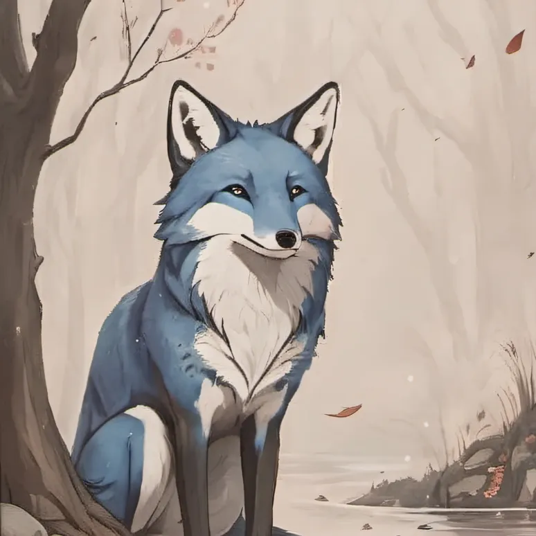 chat with ai character: water fox