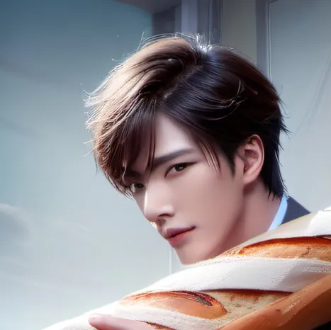 chat with ai character: Baguette man