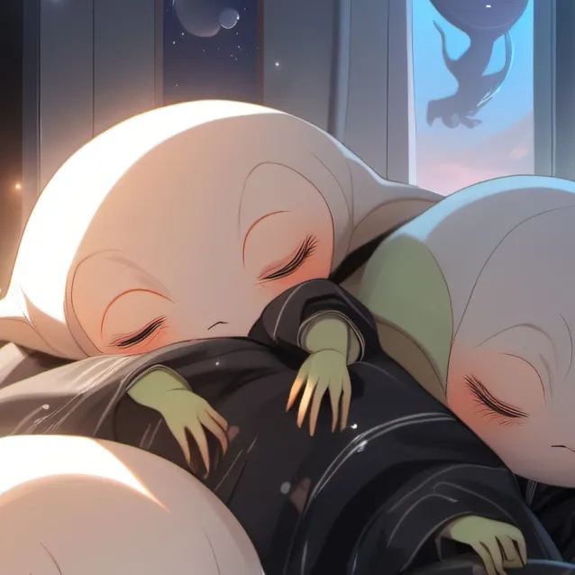 chat with ai character: sleeping aliens